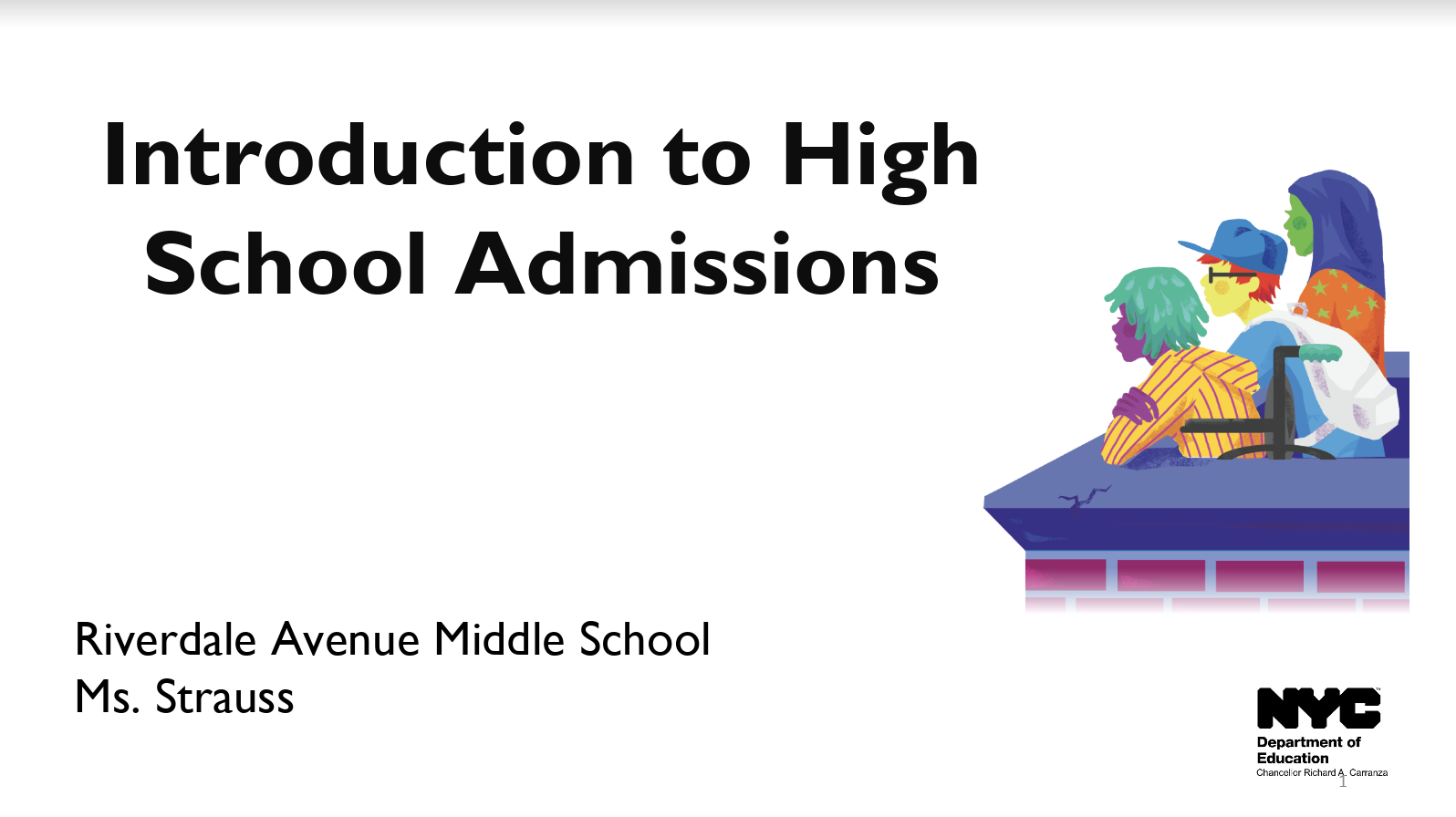 Introduction to high School Admissions
